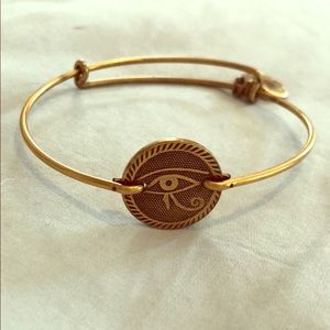 Alex and Ani Evil Eye Bracelet Bangle Gold